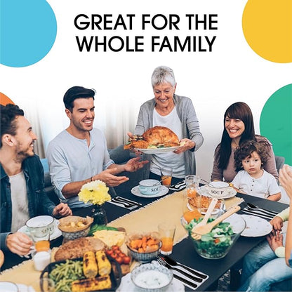 Party Solids Black Plastic Silverware Heavy Duty 150 Pieces Black Disposable Silverware Heavy Duty, Utensil Sets, 50 Of Each Forks, Knives & Spoons Disposable Cutlery Set For Party Supplies