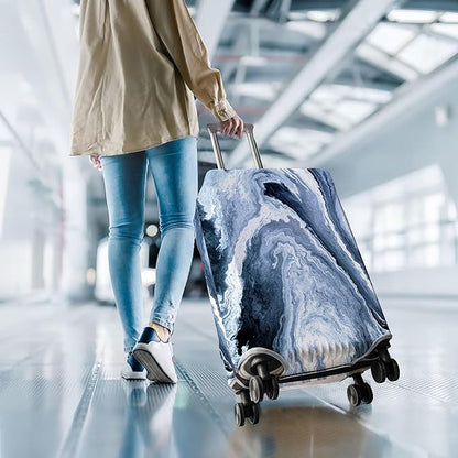 Travel Luggage Cover Suitcase Protector Fits 18-32 Inch Wheel Covers PatternedTravel Related Items Flower Luggage Protector Elastic S