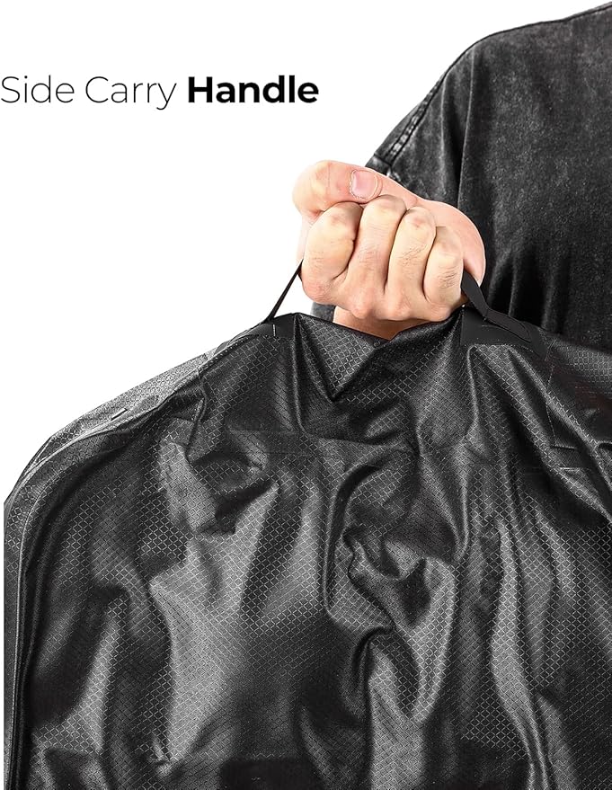 Vacuum Bags for Travel with Wireless Pump, 180° Open Zipper, IP67 Waterproof, Reusable Space Saver Compression Bags for Home Storage, Backpack, Suitcase(3 Pack + Pump)