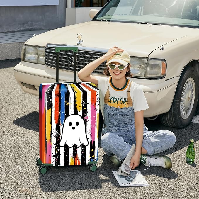 ANNA QUEEN Travel Luggage Cover Suitcase Protector Suitcase Cover Anti-Scratch,Stretchable Luggage Travel Bag Cover Washable