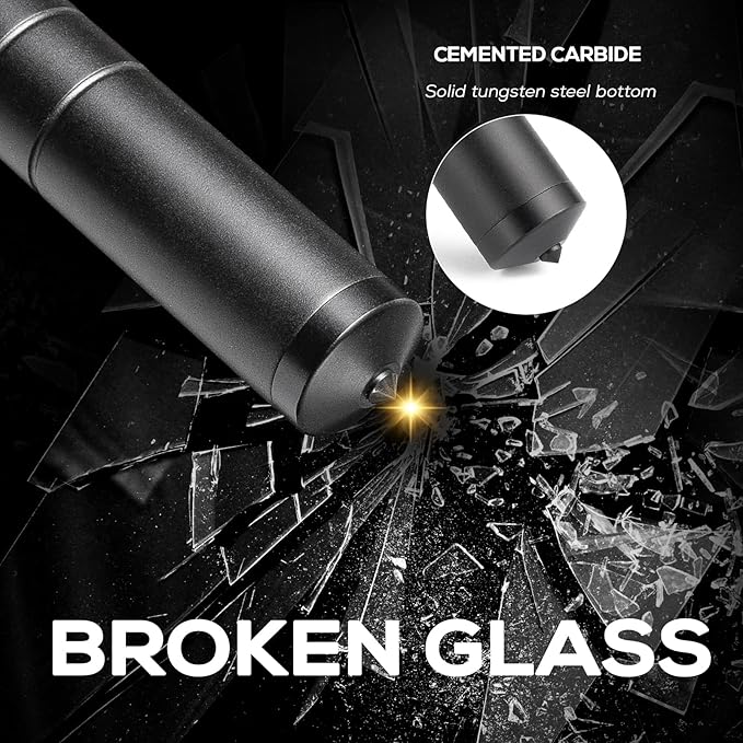 TISUR Small Metal Pill Organizer, Titanium Keychain Pill Holder Travel Pill Box Case Multitool EDC Every Day Carry for Men (Black Titanium)