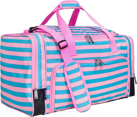 Wildkin Kids Weekender Duffel Bag – Carry-On Size for School, Travel, & Sleepovers