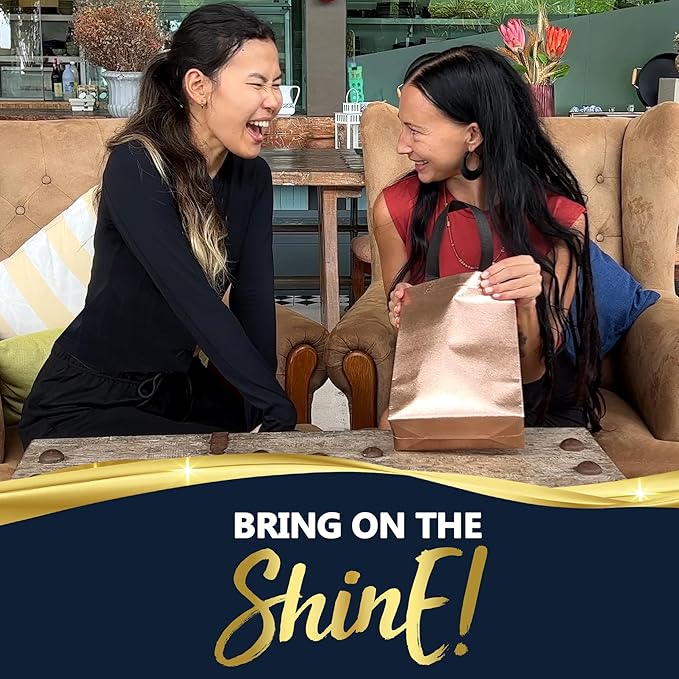 Nush Nush Rose Gold Gift Bags Bulk Medium Size - Set of 30 Reusable Bulk Gift Bags with Handles - Perfect Party Goodie Bag for Adults, Bridal Shower, Christmas, Events, Birthday - 8Wx4Dx10H