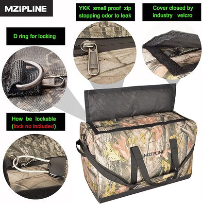 XL Large Duffle Bag Water Resistant Sport Gym Overnight Weekender Bag,Big Capacity Travel Duffel Holdall Bag With Carbon Lining (Camo, Large)