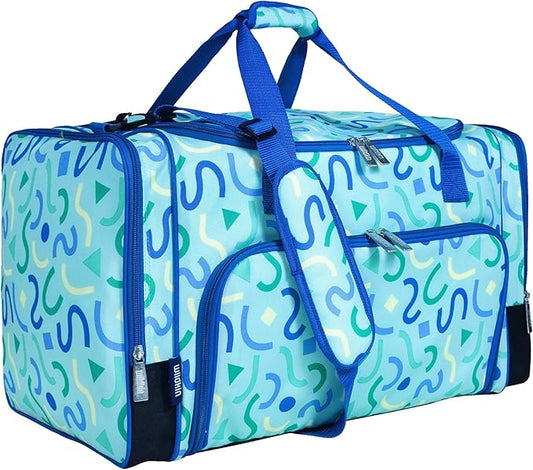 Wildkin Kids Weekender Duffel Bag – Carry-On Size for School, Travel, & Sleepovers
