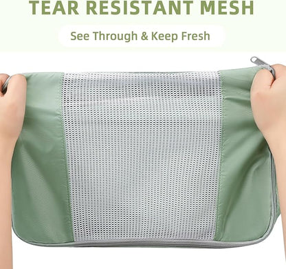 BAGAIL 6 Set/8 Set/10 Set Packing Cubes Various Sizes Packing Organizer for Travel Accessories Luggage Carry On Suitcase