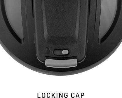 BlenderBottle Justice League Sport Insulated Stainless Steel Shaker Bottle with Wire Whisk, 24-Ounce, Batman – Protein Shakes & Hydration for Athletes & Fitness Enthusiasts, Easy Mixing, Keeps Drinks Cold, Lockable Lid