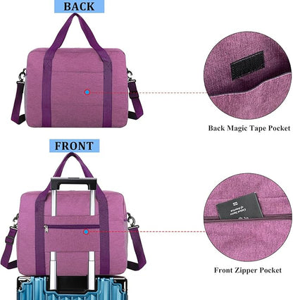 For Spirit Airlines Personal Item Bag 18x14x8 with Wet Pocket Foldable Travel Duffel Bag Underseat Carry on for Men & Women