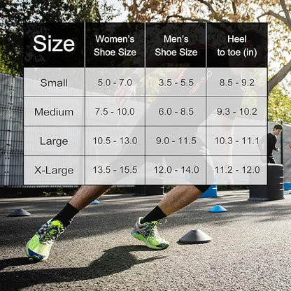 CWVLC Cushioned Compression Sport Quarter Socks for Men Women Youth