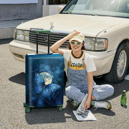 ANNA QUEEN Travel Luggage Cover Suitcase Protector Suitcase Cover Anti-Scratch,Stretchable Luggage Travel Bag Cover Washable