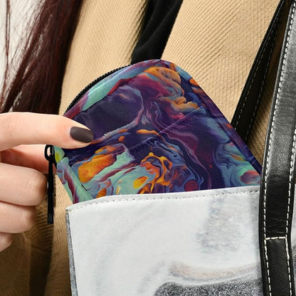 Energy Purple Green Pill Organizer Box Case Container Holder 7 Days Weekly Travel Cute Vitamin Dispenser Sorter Planner Storage Small Compact Men Women