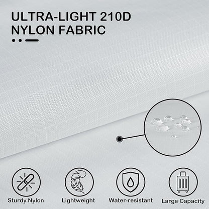 Cipway Compression Packing Cubes, Lightweight Travel Luggage Organizers with Shoe Bag, Toiletry Bag & Laundry Bag, Travel Essentials for Carry on Suitcase (8 Piece,White)