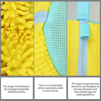 Shoe Washing Machine Bag Sole suds Magic Bag Laundry Shoes Bag (2pc Yellow)