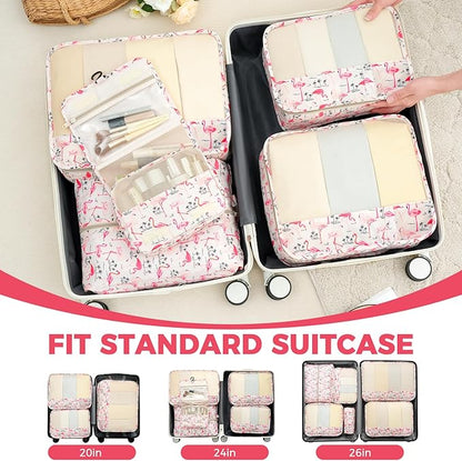 BAGAIL 9 Set Packing Cubes Luggage Packing Organizers for Travel Accessories