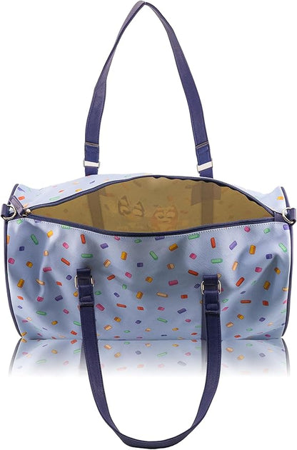 Bluey Mini Duffle Bag for Kids | Pink Unipony and Bluey Travel Bag | Small Overnight Tote for Girls | Bluey Weekender Duffle with Shoulder Strap | Ages 3+