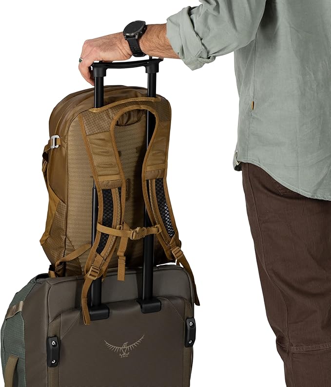 Osprey Daylite Plus Commuter Backpack - Lightweight, Everyday Pack with Laptop Sleeve and Water Bottle Pockets - Ideal for Work, School, and Travel with Versatile Storage, Daisy Print Sevres Blue