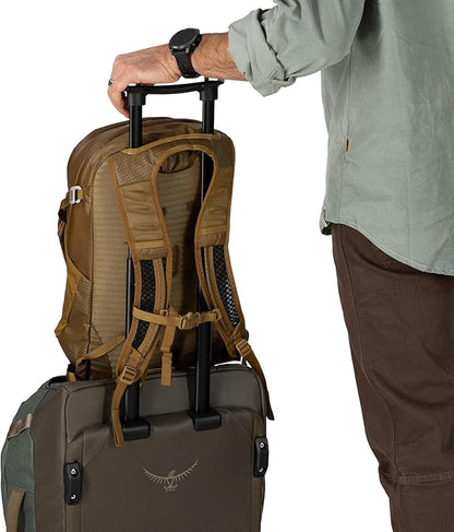 Osprey Daylite Plus Commuter Backpack - Lightweight, Everyday Pack with Laptop Sleeve and Water Bottle Pockets - Ideal for Work, School, and Travel with Versatile Storage, Daisy Print Sevres Blue