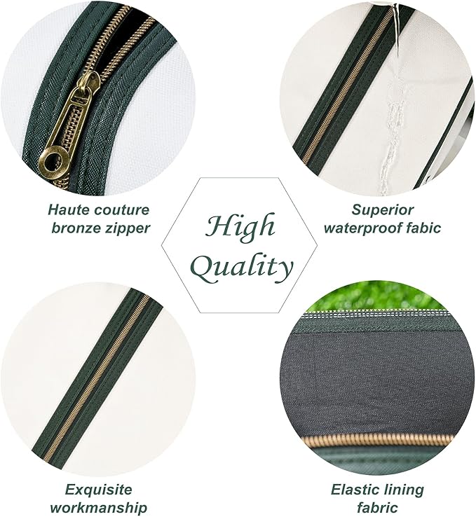 Classic golf shoe bag, Waterproof golf shoe bag for women men, Lightful Green travel shoe bag shoe storage bag.