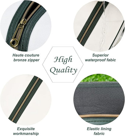 Classic golf shoe bag, Waterproof golf shoe bag for women men, Lightful Green travel shoe bag shoe storage bag.