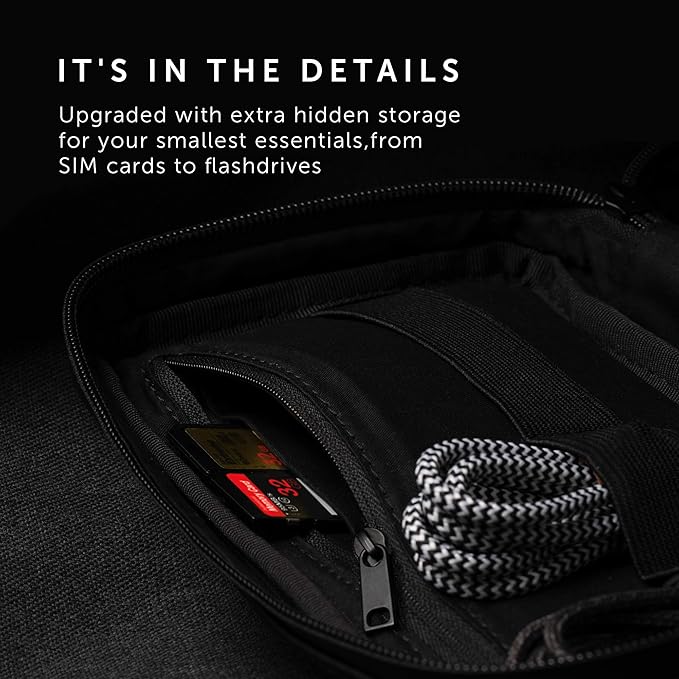 Native Union Stow Organizer – Premium Travel Tech Kit Crafted with Durable Canvas – Keep Essentials Organized with Flexible Storage & Quick-Access Pocket for Cables, Chargers, SIM Cards & More (Slate)