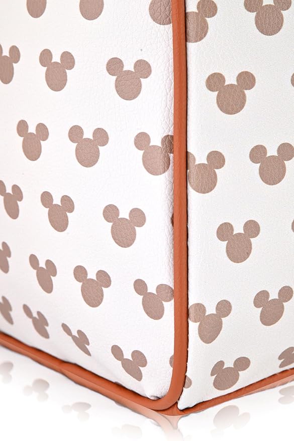 Disney Mickey Mouse Mouse Travel Bag, Duffle Bag, Overnight Bag, Weekender Bag | Mini 16 Inch Leather Classic Premium Travel Duffle Bag for Women, Men, Adults