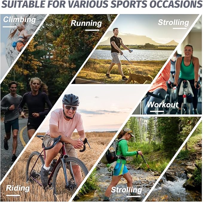 Running Belt Waist Fanny Pack: Slim Phone Holder Workout Pouch for Walking JoggingGrey