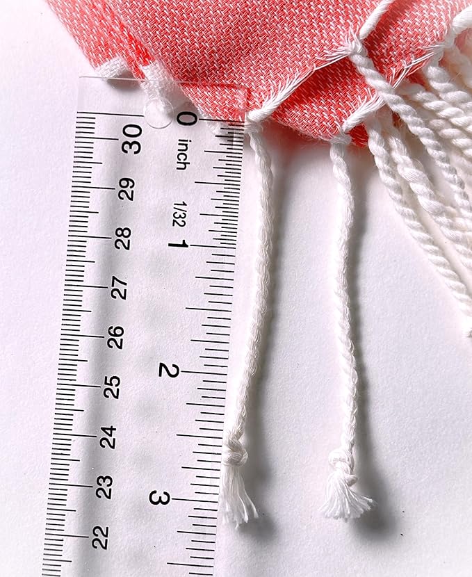 Beach Towel 100% Cotton Turkish Beach Towel Adult 38x70 Inch Pre-washed Absorbent Extra Large|Sand Free Quick Dry BathTowels|Lightweight Blanket|Travel Cruise Camping Spa Gym Yoga Towel|Dark Coral