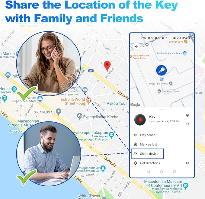 Tracker Tags-4 Pack Android Bluetooth Tracker for Android Tracker Tags, Google's Find Hub App, Item Finder for Android Luggage Tag Tracker, Waterproof Item Locator for Keys, Wallet (Black)
