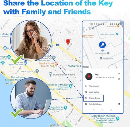 Tracker Tags-4 Pack Android Bluetooth Tracker for Android Tracker Tags, Google's Find Hub App, Item Finder for Android Luggage Tag Tracker, Waterproof Item Locator for Keys, Wallet (Black)