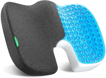medisana Gel Seat Cushion for Office Chair, Car Seat & Wheelchair, GC 100B Office Chair Cushion for Tailbone, Back & Sciatica Pain Relief Pillow, Best Gift for Office Workers, Drivers, Wheelchair User