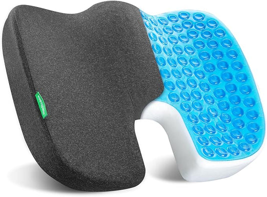 medisana Gel Seat Cushion for Office Chair, Car Seat & Wheelchair, GC 100B Office Chair Cushion for Tailbone, Back & Sciatica Pain Relief Pillow, Best Gift for Office Workers, Drivers, Wheelchair User