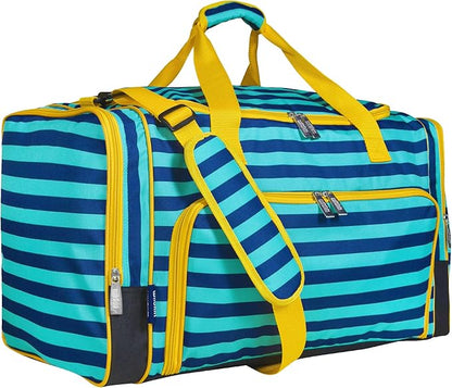 Wildkin Kids Weekender Duffel Bag – Carry-On Size for School, Travel, & Sleepovers