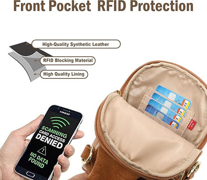 INICAT Sling Bag for Women Touchscreen Small Crossbody Cell Phone Purse Fanny Pack