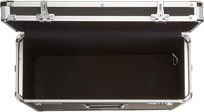 Vaultz File Organizer Storage Box - 14 x 7.25 x 12 Inch Legal Size, Portable Locking Storage Totes with Dual Combination Locks for Filing Office Documents - Black