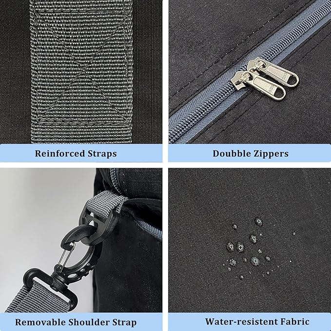 For Spirit Airlines Personal Item Bag 18x14x8 with Wet Pocket Foldable Travel Duffel Bag Underseat Carry on for Men & Women