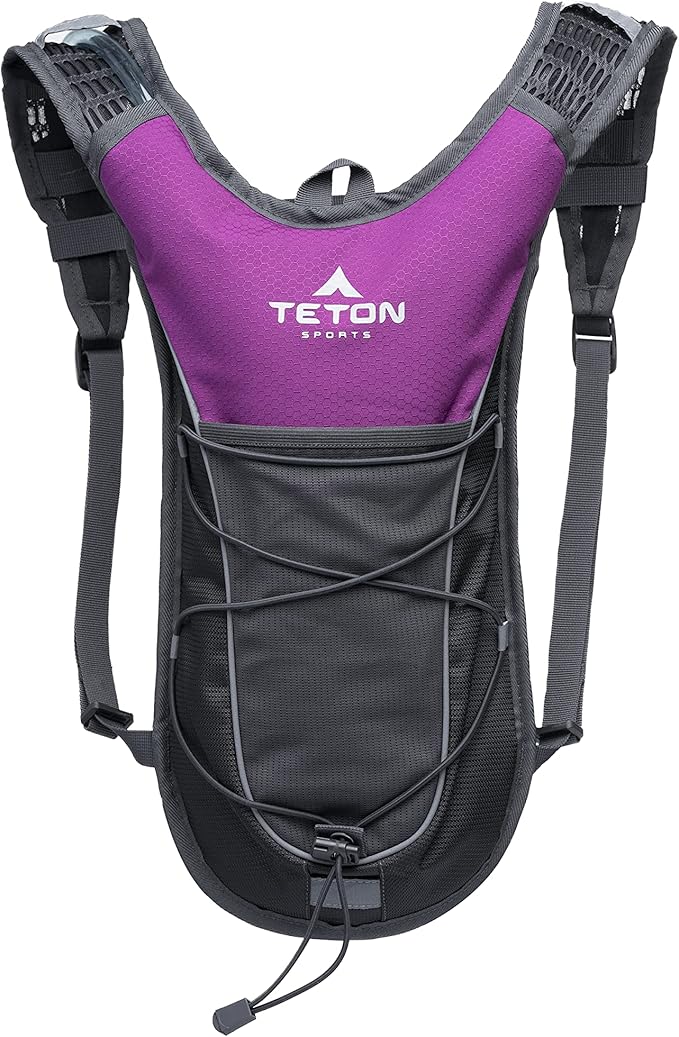 Teton Oasis/Trailrunner Hydration Backpack – Lightweight Water Pack with 2L/3L Bladder for Hiking, Running, Cycling, Biking – 2L/18L/22L Sizes – Sewn-in Rain Cover – Fits Men and Women