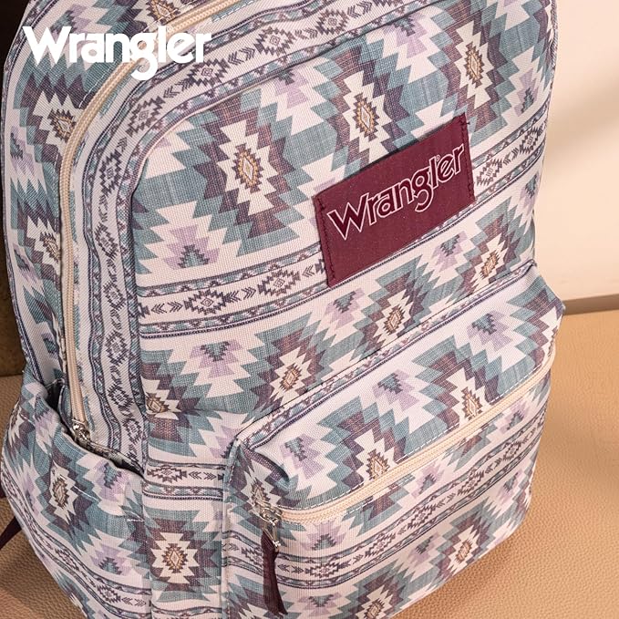 Montana West Wrangler Lightweight Backpack for Women Water Resistant 800D Casual Daypack for College, Commute, Travel & Gym