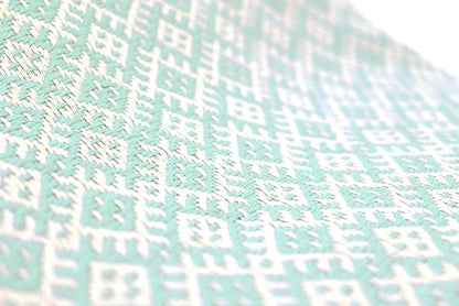 Bazaar Anatolia Turkish Beach Towel 100% Cotton Bath Towels Oversized Quick Dry Bathroom Towels Sand Free Camping Blanket 71x39 inches - Ethnic Mint