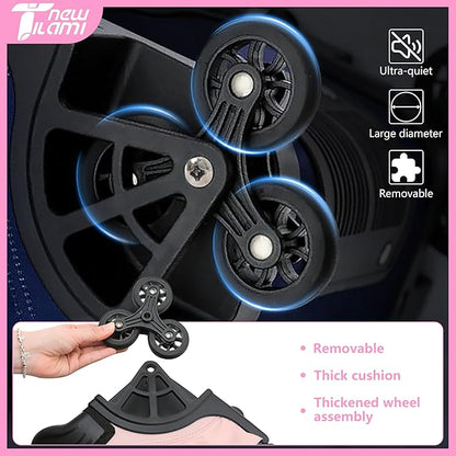 NEW TILAMI Rolling Backpack 16 Inch Wheeled Laptop Backpack with Wheels for Girls Boys School, Cute Unicorn