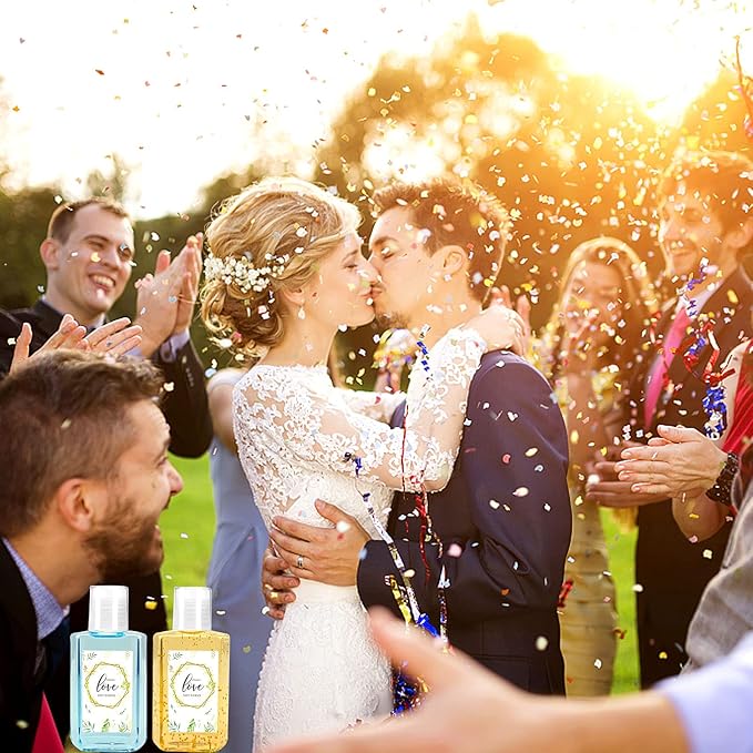 FOOCHY 2oz Empty Hand Sanitizer Travel Size Bottles, Refillable Clear Plastic Containers with Flip Cap for Shampoo, Lotion, Cream, Baby Shower, Tolitery (50 Pack)