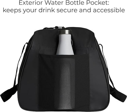 Vooray Burner Gym Duffel Bag, Gym Bag for Women and Men with Shoe Compartment, Weekender, Overnight & Travel Duffel for Sports and Workout