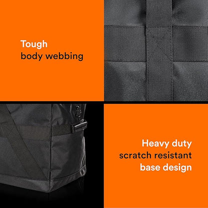 Fitdom 123L 42" Heavy Duty Extra Large Duffle with Upgrade Zipper, Durable & Water Resistant. Perfect as Camping Bag Travel Storage Tent Storage Sports Equipment Bag For Coaches & More