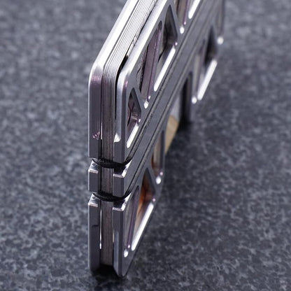 The Truss Minimalist Metal Wallet, Ultra Slim Aluminum, RFID Shielding, For Credit Cards and Cash, Made in the USA