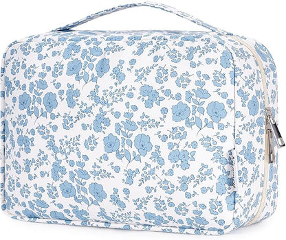 Narwey Small Hanging Travel Toiletry Bag for Women, Travel Bag for Toiletries, Makeup Bag Organizer Cosmetic Bags Make Up Bags for Girls