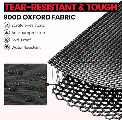 Fanwoli 92L 120L Large Rolling Duffle Bag with Shoes Compartment, 30’’ Expandable & Foldable Heavy Duty Water Resistant Travel Backpack, Convertible Foldable Duffel for Gym Camping Weekender