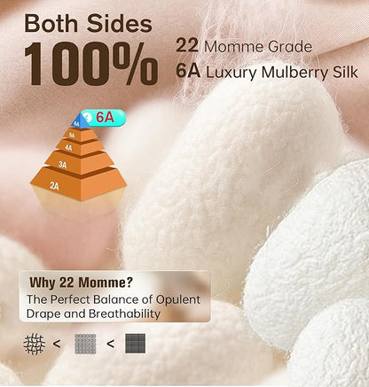 LC-dolida Luxurious Silk Soft Sleep Mask, Sleep Headphones with Bluetooth 5.4 for Side Sleeper, Total Blackout Eye Sleeping Mask for Women and Men, Ideal Gift for Restful Sleep, Travel(Champagne)