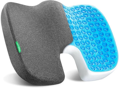 medisana Gel Seat Cushion for Office Chair, Car Seat & Wheelchair, GC 100 Office Chair Cushion for Tailbone, Back & Sciatica Pain Relief Pillow, Best Gift for Office Workers, Drivers, Wheelchair Users