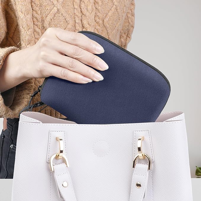 SIMTOP Electronics Organizer Cord Organizer Travel, Small Tech Bag for Cords, Chargers, Power Bank, Earbuds – Portable Cable Pouch for Office, Business Trip, Commute – Water & Scratch-Resistant