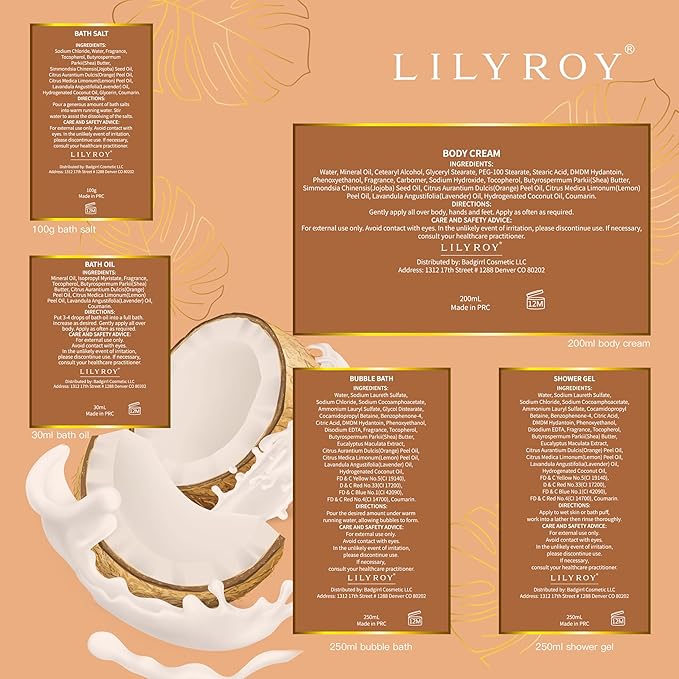 Christmas Gifts for Women - 7Pcs Luxury Bath and Body Gift Basket Set for Women & Men Perfect Gift | Mothers Day Gifts for Mom, Father's Day, Birthday Gifts for Her & Him, All Occasion Holiday Present