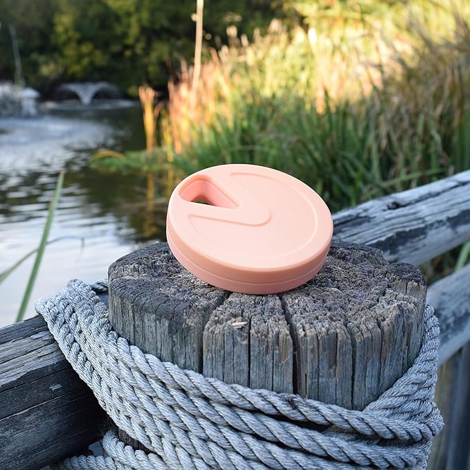 Travel RX Pill Case by Type Two Labs – Weekly 7 Day Pill Box, Compact Magnetic Organizer for Pills fits Purses or Pockets, Rugged Daily Caddy Holds Vitamins, Supplements and Medication. (Peach)